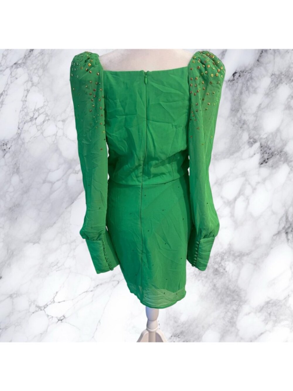 LPA Braxton Embellished Dress - Green - Picture 5 of 9